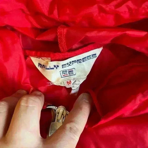 Vintage Mens Size M Rally Express Pull Over/ Windbreaker - Picture 4 of 6